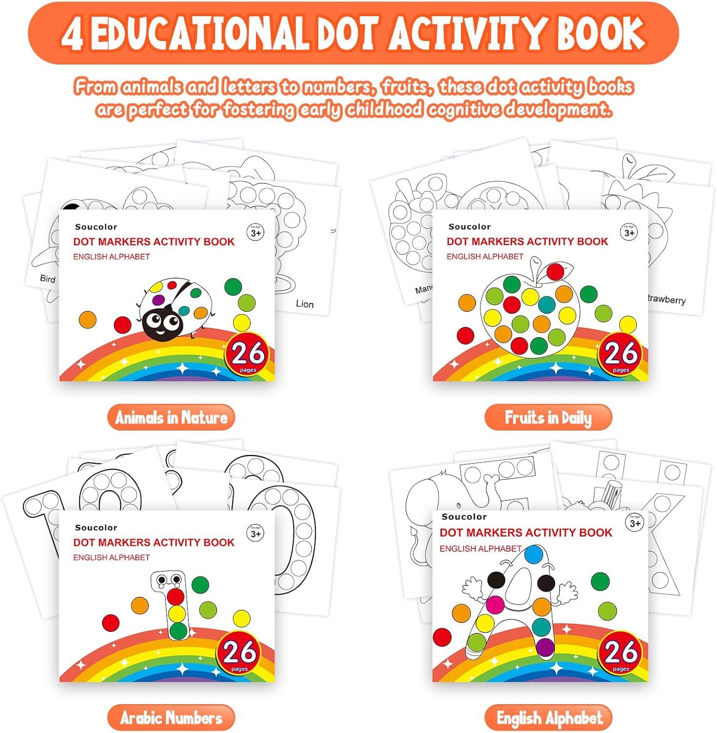 imageDot Markers for Toddlers Kids Preschool Bingo Daubers Washable Art Markers 8 Colors Toddlers Arts and Crafts Supplies Kids Painting Drawing Coloring Supplies Dot Paint Craft Kit Preschool Learning48