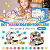 imageDot Markers for Toddlers Kids Preschool Bingo Daubers Washable Art Markers 8 Colors Toddlers Arts and Crafts Supplies Kids Painting Drawing Coloring Supplies Dot Paint Craft Kit Preschool Learning96