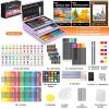 imageHalloween ampamp Christmas Day Gifts for Kids Teen Girl Girls Trendy Stuff Stocking Stuffers for Teens 192Pack Drawing Painting Art Supplies with Acrylic Pad Watercolor Pad Sketch Book CanvasesPurple
