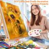 imageHalloween ampamp Christmas Day Gifts for Kids Teen Girl Girls Trendy Stuff Stocking Stuffers for Teens 192Pack Drawing Painting Art Supplies with Acrylic Pad Watercolor Pad Sketch Book CanvasesPurple