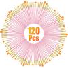 imageSoucolor Acrylic Paint Brushes Set 20Pcs Round Pointed Tip Artist Paintbrushes for Acrylic Painting Oil Watercolor Canvas Boards Rock Body Face Nail Art Halloween Pumpkin Ceramic Crafts SuppliesPink