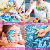 imageSoucolor Acrylic Paint Brushes Set 20Pcs Round Pointed Tip Artist Paintbrushes for Acrylic Painting Oil Watercolor Canvas Boards Rock Body Face Nail Art Halloween Pumpkin Ceramic Crafts SuppliesPink