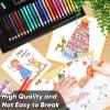 imageSoucolor Art Supplies 283 Pieces Drawing Set Art Kits with Trifold Easel 2 Drawing Pads 1 Coloring Book Crayons Pastels Arts and Crafts Gifts Case for Kids Girls Boys Teens Beginners PurpleBlack