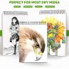 imageSoucolor 55quot x 85quot Sketch Book 100 Sheets Spiral Bound Art Sketchbook Acid Free 68lb100gsm Artist Drawing Book Paper Painting Sketching PadBluePurple