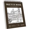 imageSoucolor 55quot x 85quot Sketch Book 100 Sheets Spiral Bound Art Sketchbook Acid Free 68lb100gsm Artist Drawing Book Paper Painting Sketching PadBrown