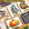 imageSoucolor 55quot x 85quot Sketch Book 100 Sheets Spiral Bound Art Sketchbook Acid Free 68lb100gsm Artist Drawing Book Paper Painting Sketching PadCute Yellow