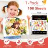 imageSoucolor 55quot x 85quot Sketch Book 100 Sheets Spiral Bound Art Sketchbook Acid Free 68lb100gsm Artist Drawing Book Paper Painting Sketching PadCute Black