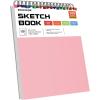 imageSoucolor 55quot x 85quot Sketch Book 100 Sheets Spiral Bound Art Sketchbook Acid Free 68lb100gsm Artist Drawing Book Paper Painting Sketching PadPinkPurple