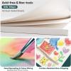 imageSoucolor 55quot x 85quot Sketch Book 100 Sheets Spiral Bound Art Sketchbook Acid Free 68lb100gsm Artist Drawing Book Paper Painting Sketching PadSatind Black