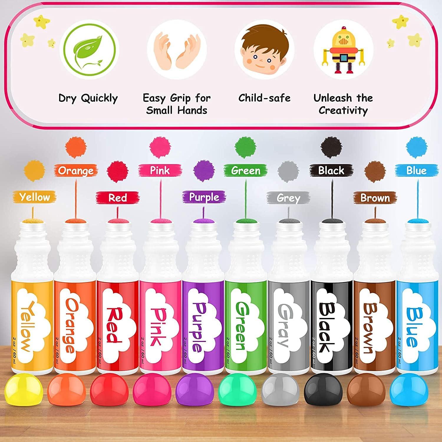 imageDot Markers for Toddlers Kids Preschool Bingo Daubers Washable Art Markers 8 Colors Toddlers Arts and Crafts Supplies Kids Painting Drawing Coloring Supplies Dot Paint Craft Kit Preschool Learning20