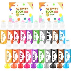 imageDot Markers for Toddlers Kids Preschool Bingo Daubers Washable Art Markers 8 Colors Toddlers Arts and Crafts Supplies Kids Painting Drawing Coloring Supplies Dot Paint Craft Kit Preschool Learning20